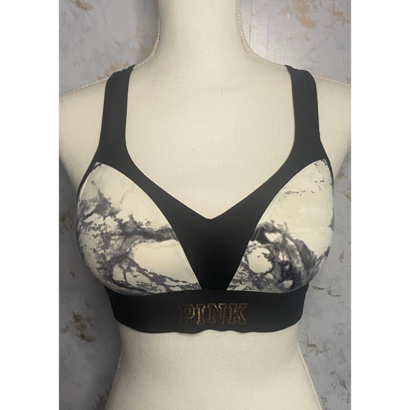 PINK Victoria's Secret Other - PINK Victoria’s Secret Marble Racerback Sports Bra